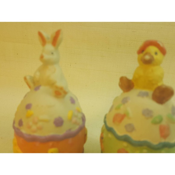 Bunny and Duck Easter Egg figures KE268 - Picture 5 of 6